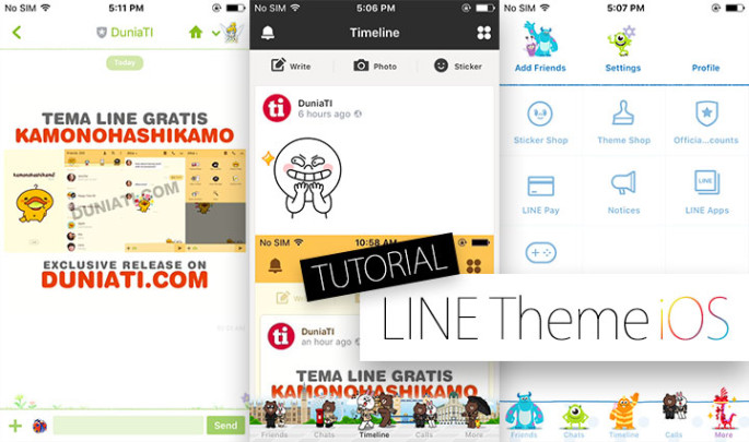 Info Teknologi Ios Cara Ganti Pasang Tema Line Di Ios