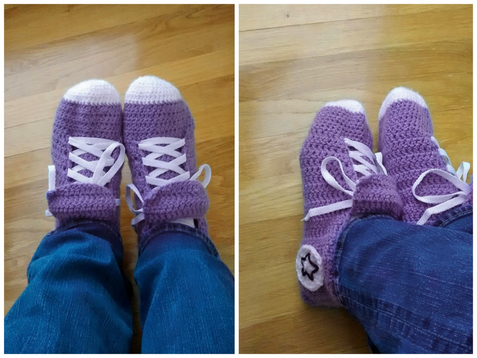 Make ALL The Things! Converse Slipper Crochet Pattern