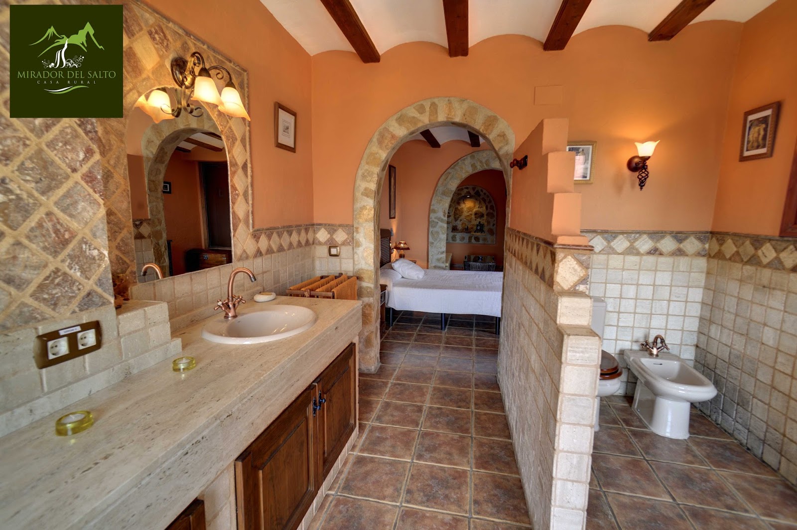 Casa Rural Mirador del Salto: HABITACIÓN ARCOS