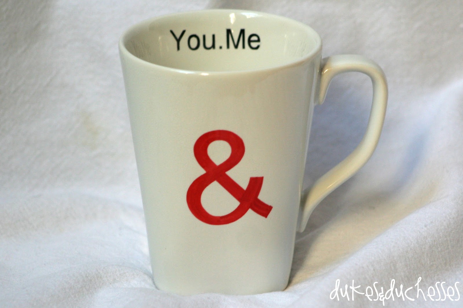 Love Mug {Made with Sharpies} Dukes and Duchesses
