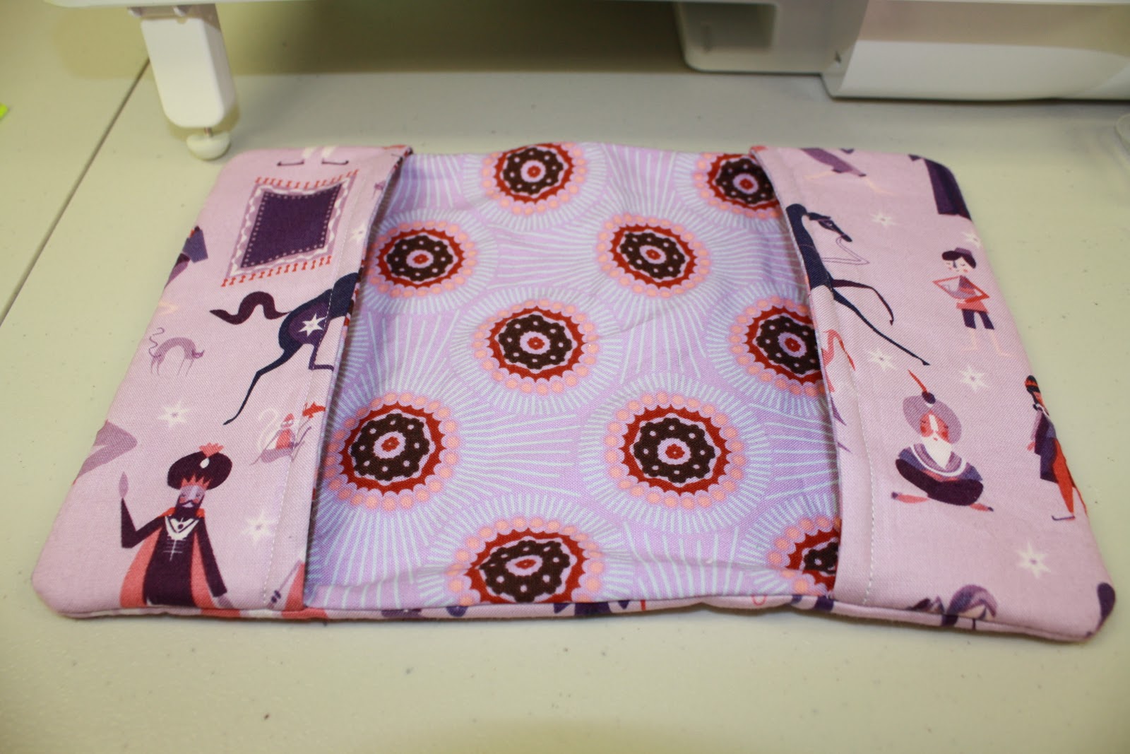 Threaded Mess Quilted Paperback Book Cover Part 3