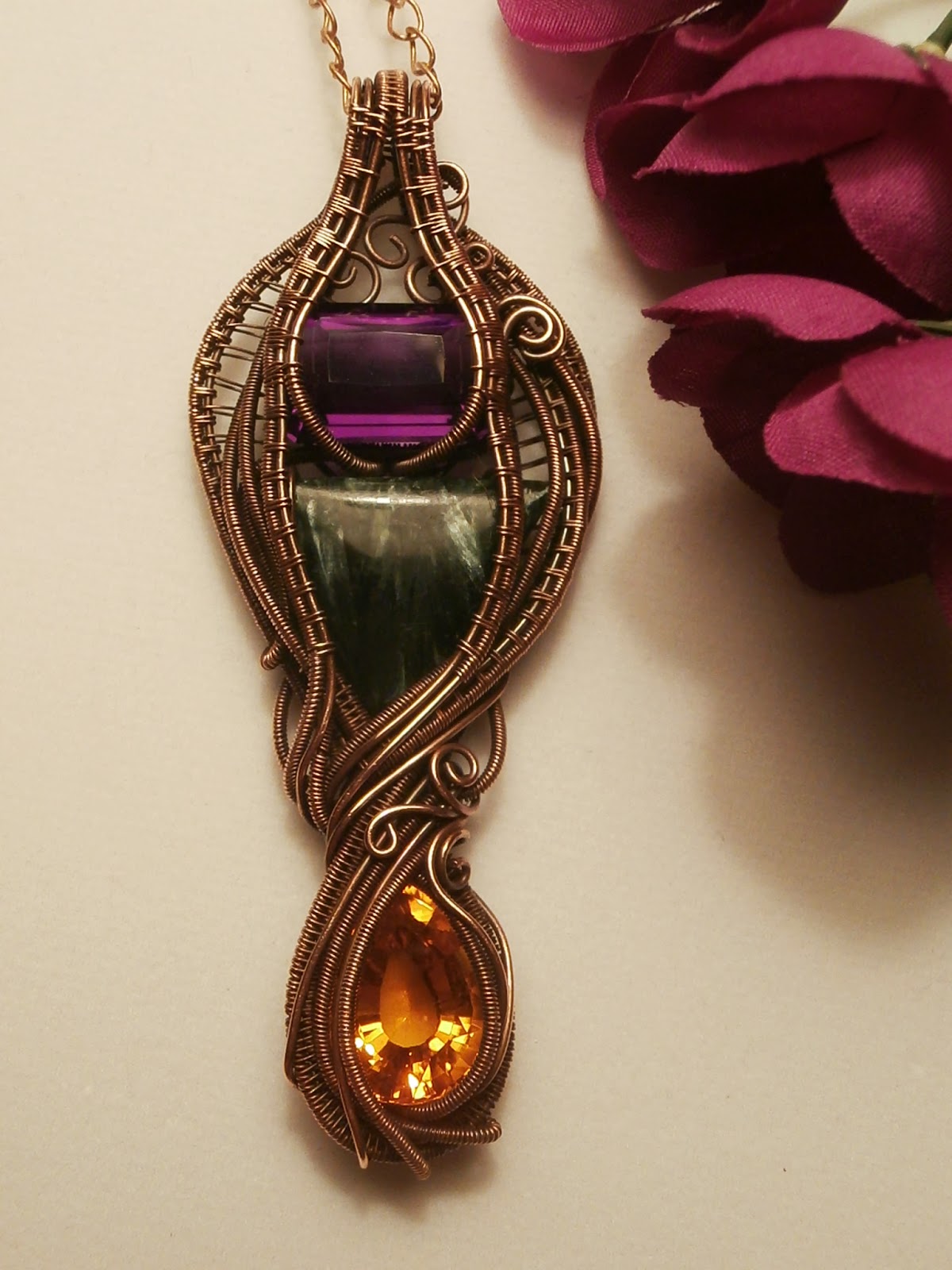 Perfectly Twisted Handmade Wire Wrapped Beaded and Gemstone Jewelry