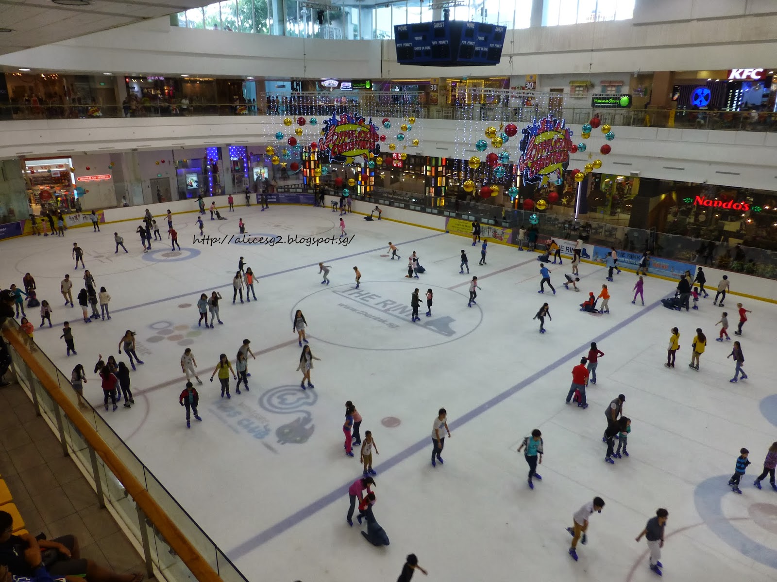 AlicesgSingaporemyhome Skating at J Cube Jurong East Singapore