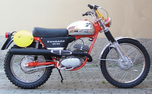 motociclette hall of fame: Zundapp 125 GS
