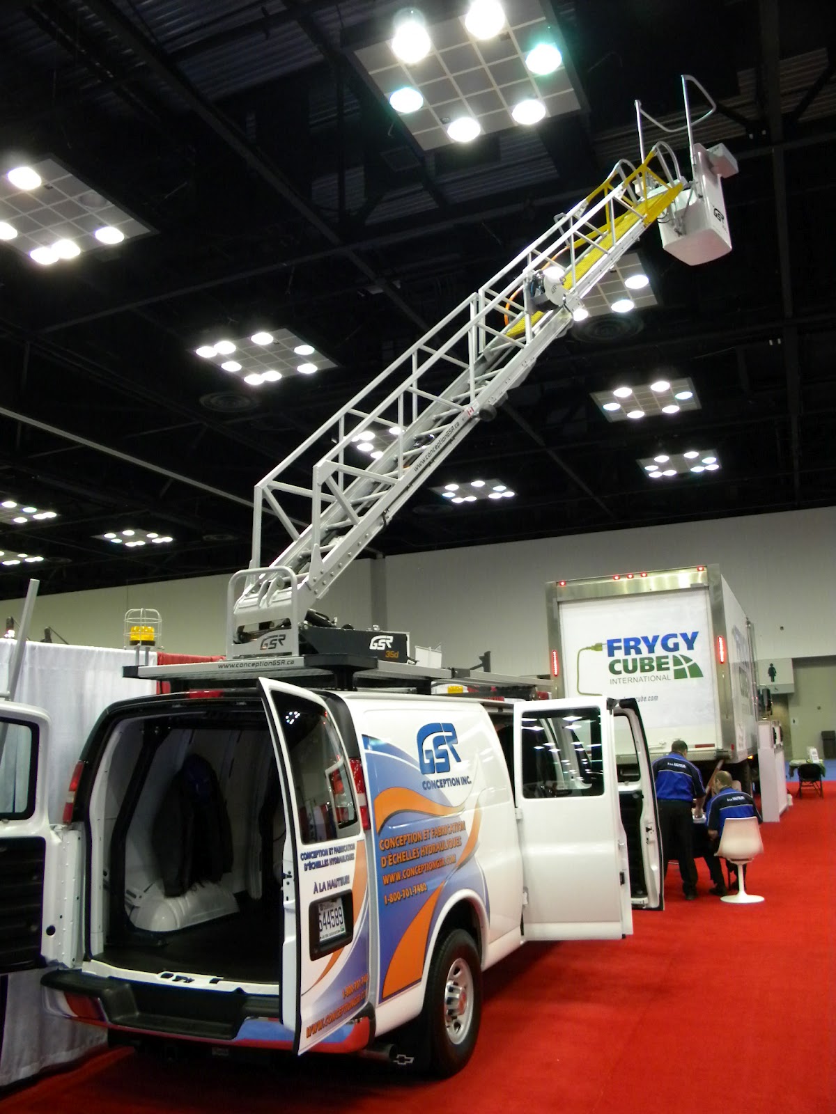 Commercial Truck Success Blog Conception GSR Hydraulic Ladders On Cargo Van Gets Job Done In