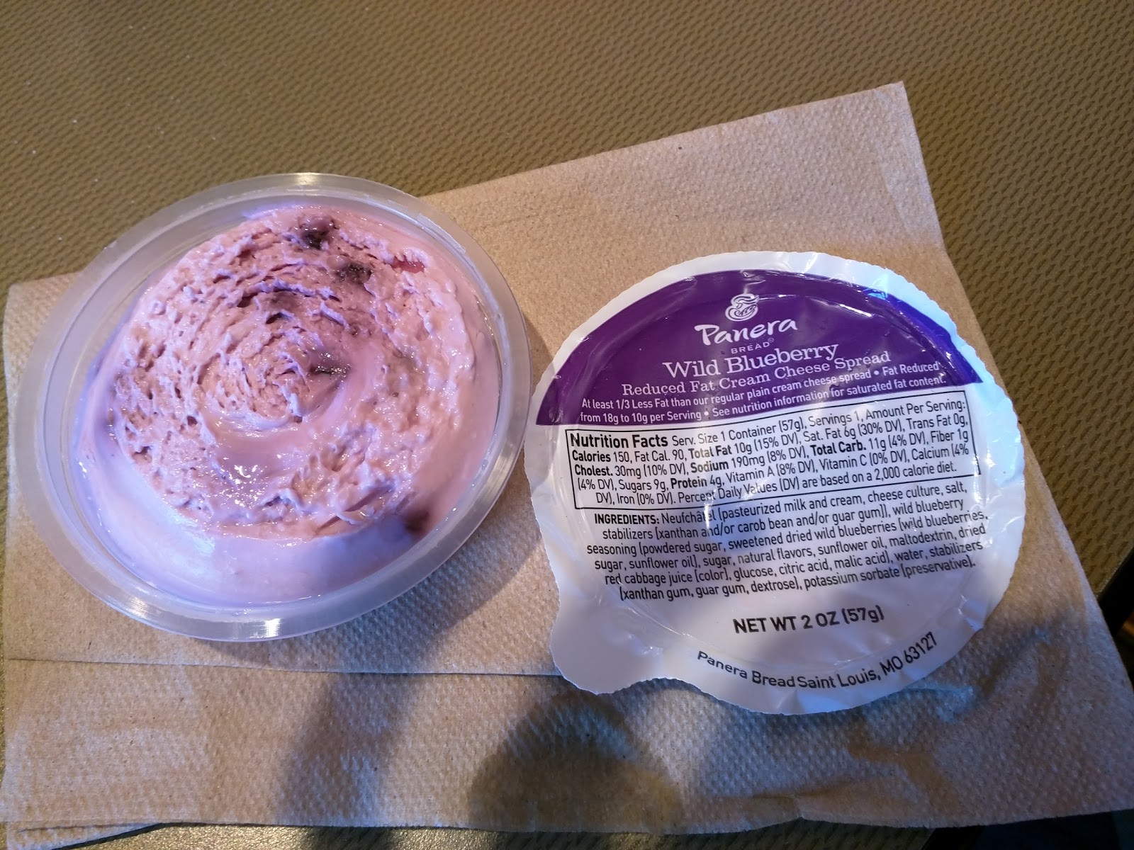 Bagels (and cream cheese) from Panera Bread Julie's Dining Club