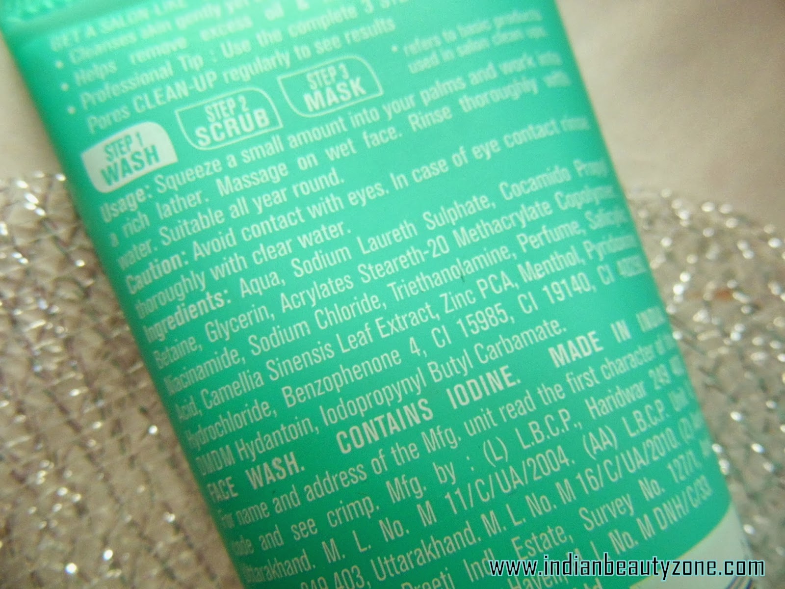 Indian Beauty Zone Lakme Clean Up Face Wash with Green Tea Extracts Review