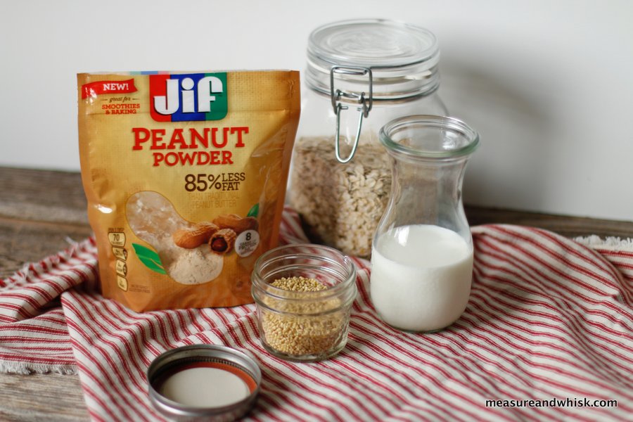 MultiGrain Peanut Butter Oatmeal Measure & Whisk Real food cooking