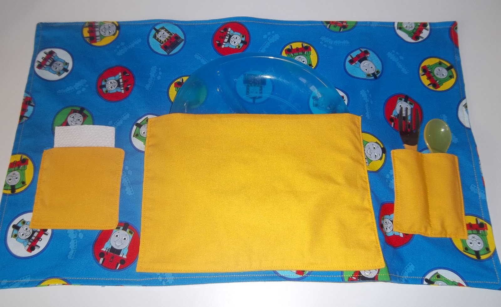Sewing or Something Toddler ToGo Placemat Tutorial