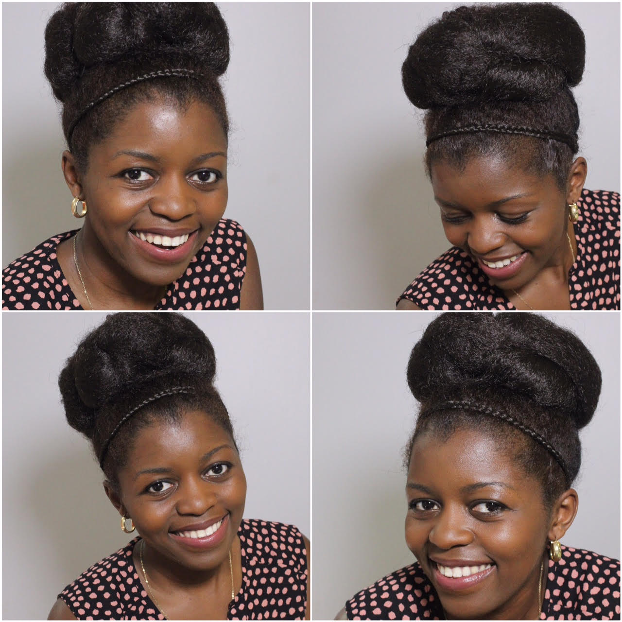Elegant Twisted High Bun For Special Occasions Curlynikki
