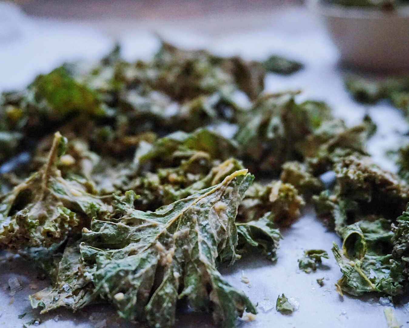 Vanløse blues..... Sour cream & Onion Kale chips
