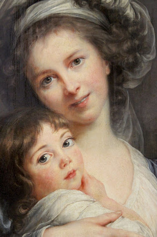 Self Portrait with Her Doughter 1786
