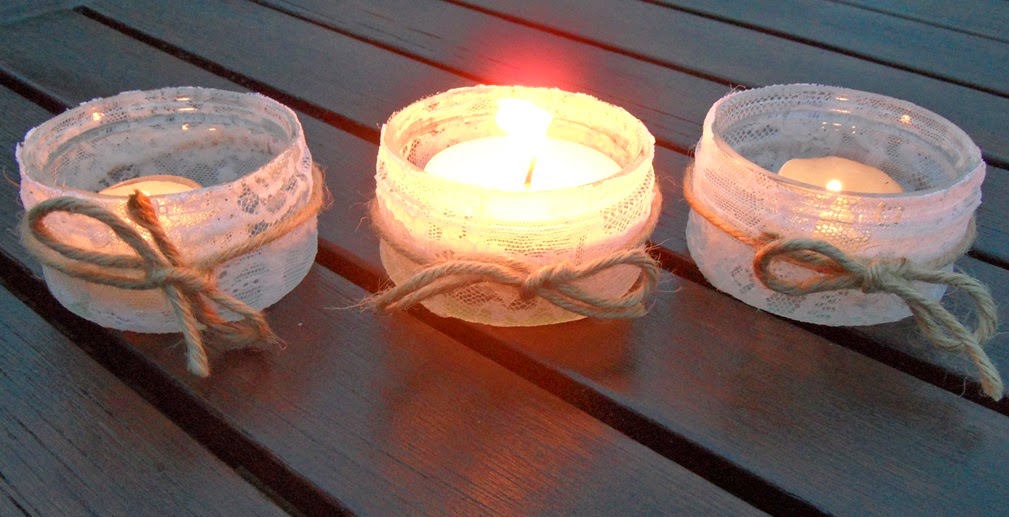 Louise Dawson Design How to... Make tea light holders using glass ramekins from Gü desserts and