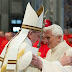 Benedicto, presente en la canonización de sus predecesores