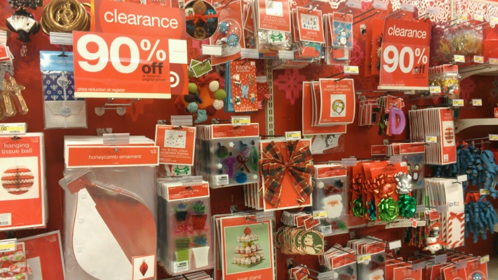 Being Frugal and Making It Work Target Christmas Clearance 90 Percent