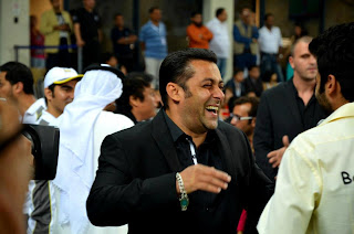 Salman Khan At CCL (Celebrity CrIcket League) held at Dubai 