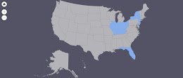 USA Travelmap: