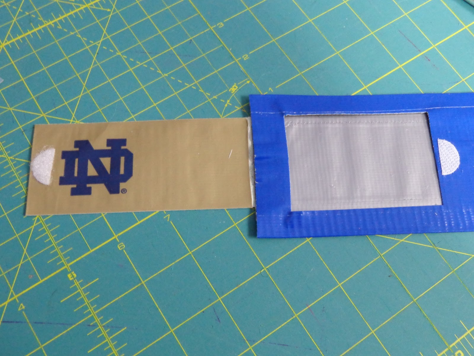 Simply Devine Collegiate Luggage Tags, using Duct Tape!
