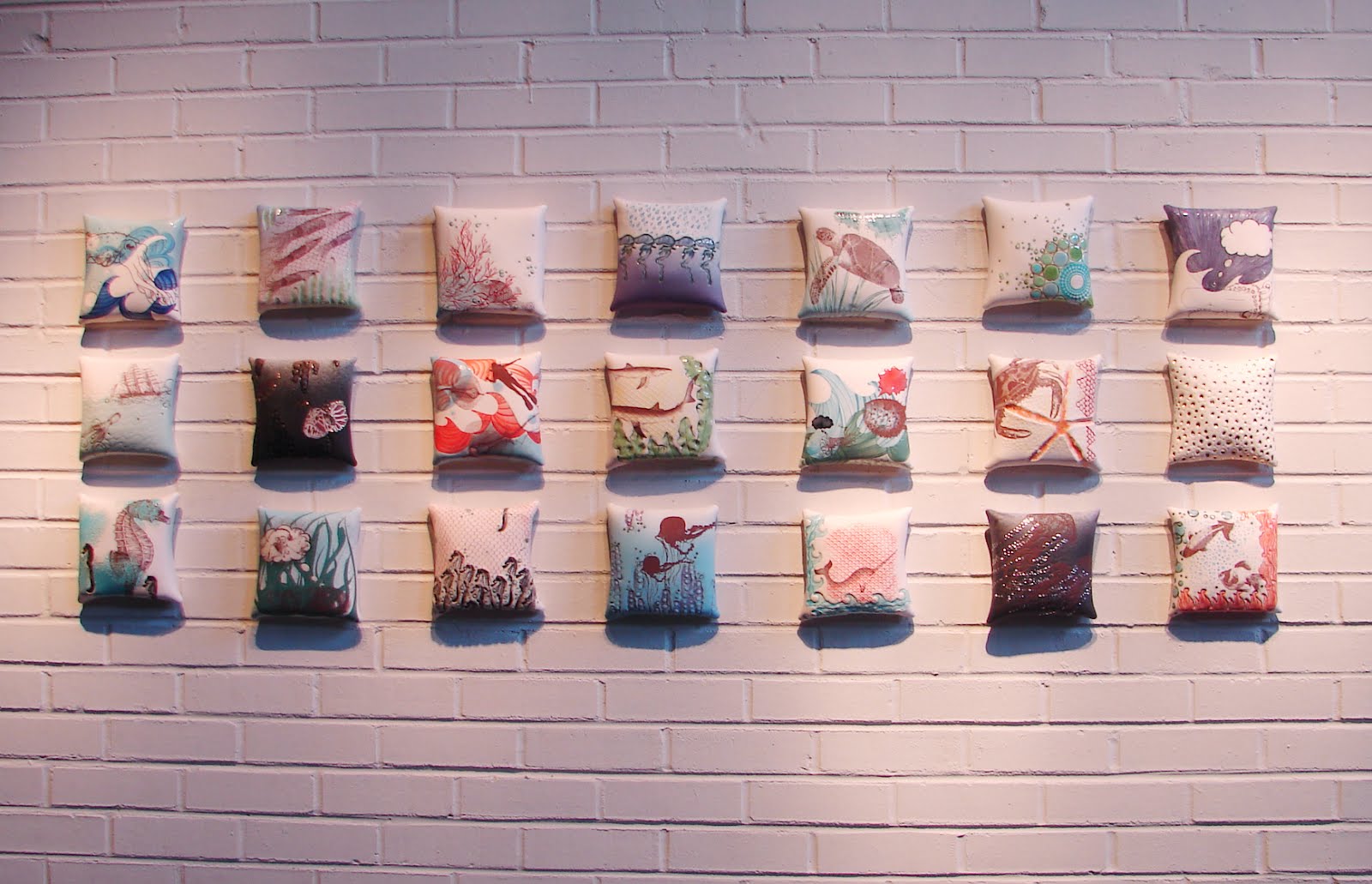 Tanya Casteel (Cephalopod Ink) Porcelain Wall Pillow Examples