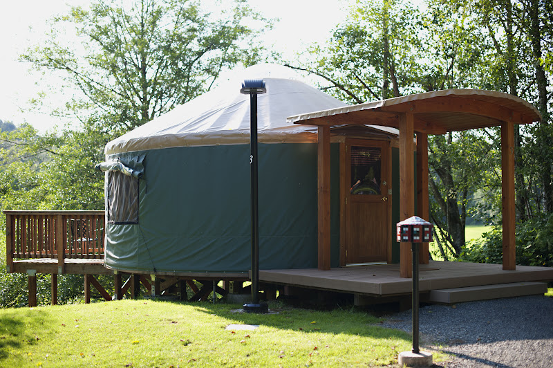 The Hale's Yurt Camping 2012