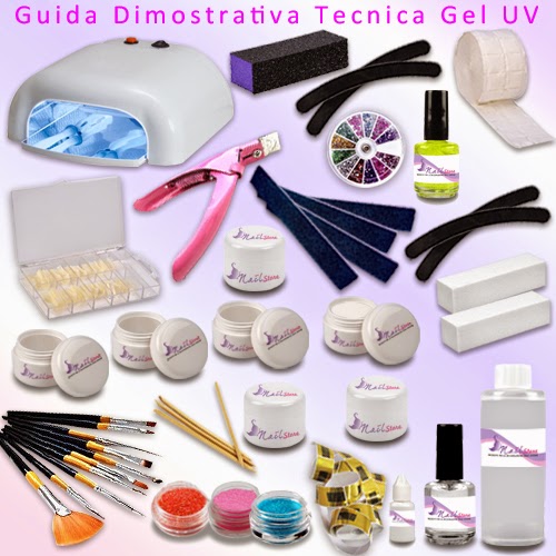 Nail Store: VENDITA KIT RICOSTRUZIONE UNGHIE 7 GEL UV ...