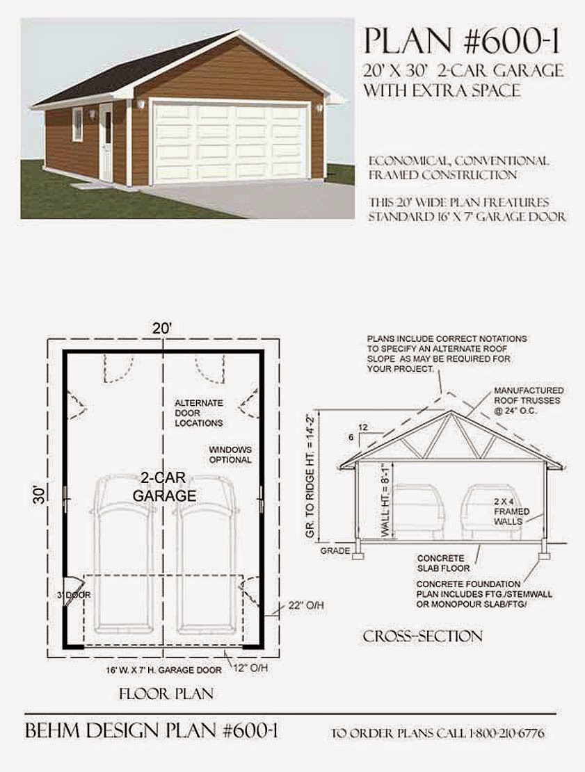 Garage Plans Blog Behm Design Garage Plan Examples Garage