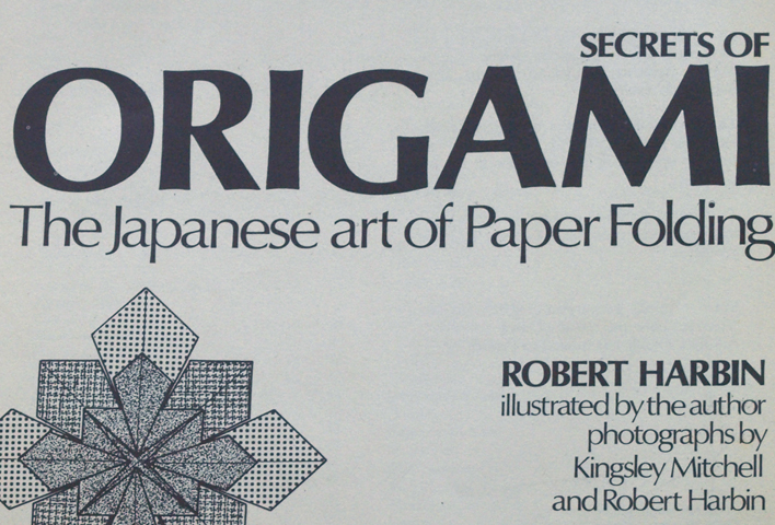 Origami 4 By Robert Harbin Very Rare Book Pass