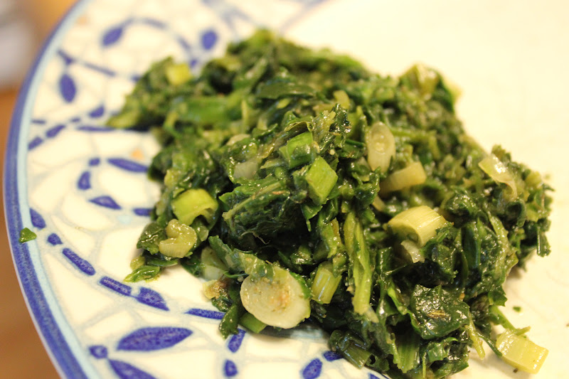 THE BUSY MOM CAFE Around the World Afghan Braised Spinach (Qorma e Sabzi)