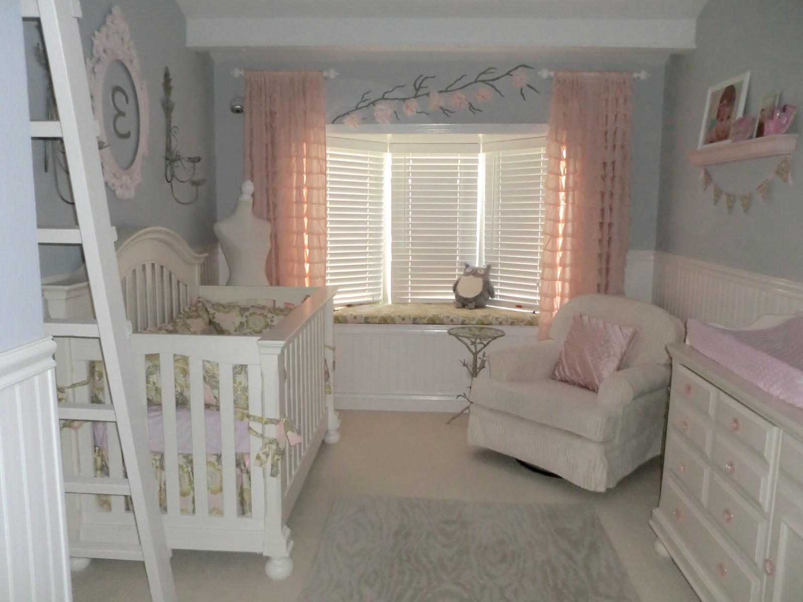 Creative Pink Nursery with Electrical Design