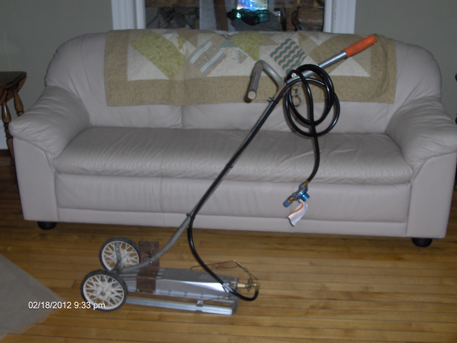 Chestnut Acres Limited: Homemade Infrared Flame Weeder