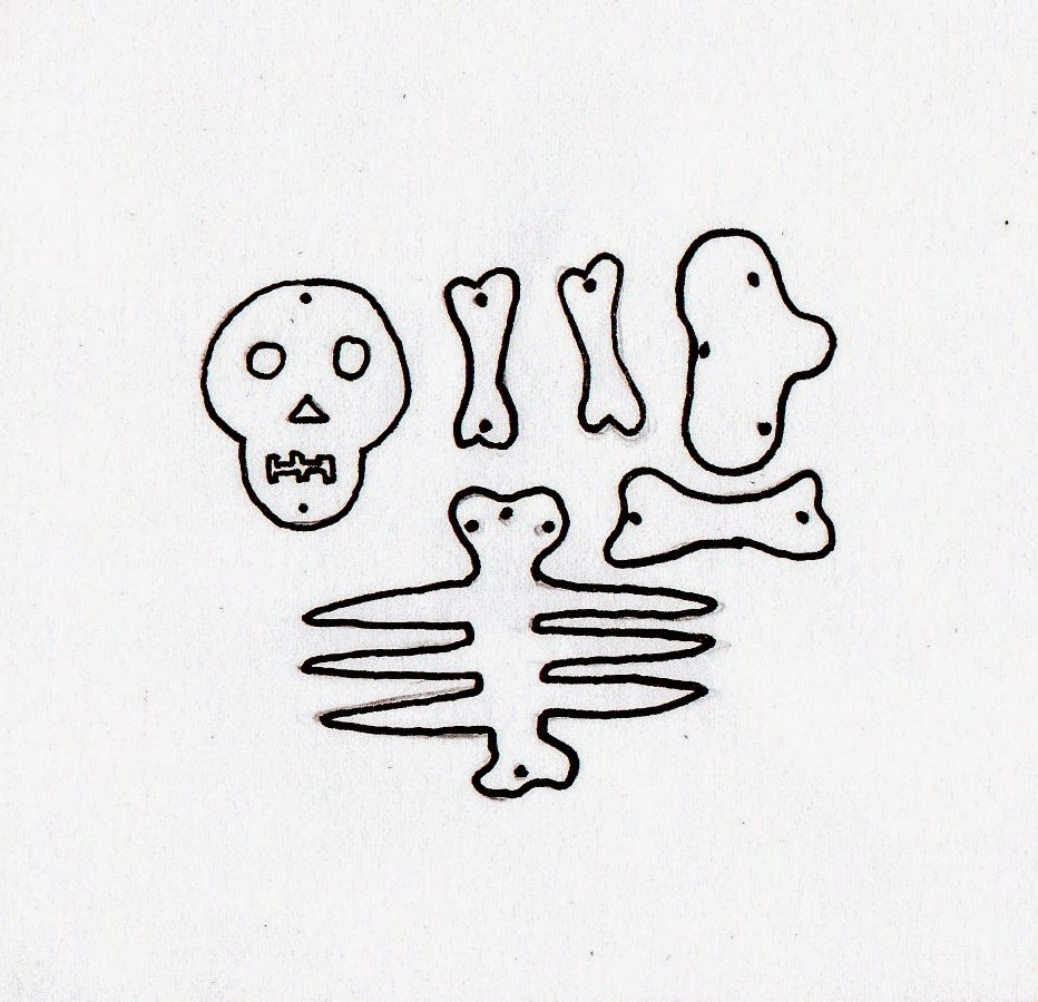 Be Creative Halloween Fimo Skelett Und Einladungen