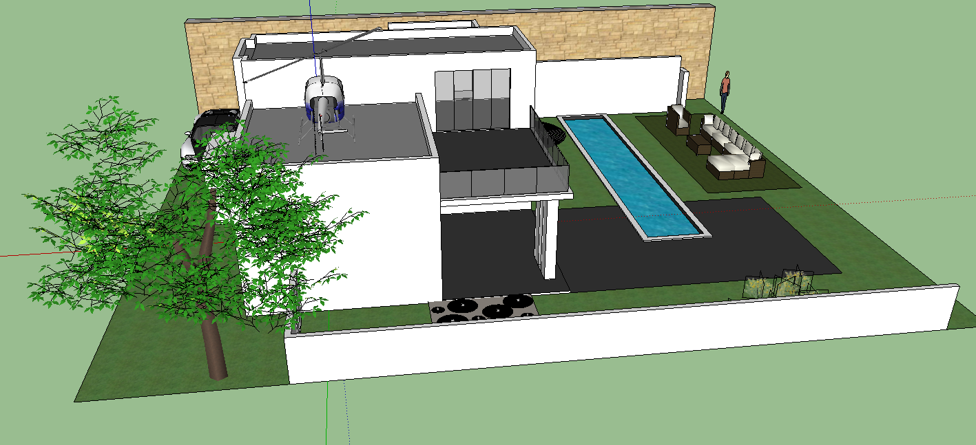 Google SketchUp: PROJECT 3 HOUSE | IT 200 STEVEN YANG