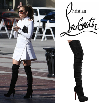 authentic christian louboutin over the knee boots - Catholic ...