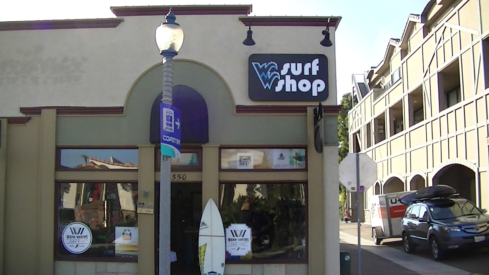 Surf Shop TShirt Road Trip Warm Waters Surf Shop