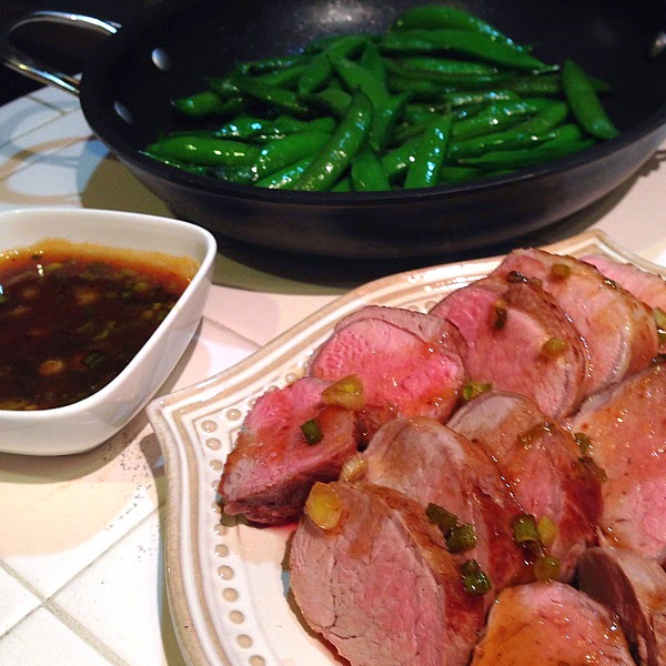 37 Cooks Pork Tenderloin with Garlic/Ginger Pan Sauce