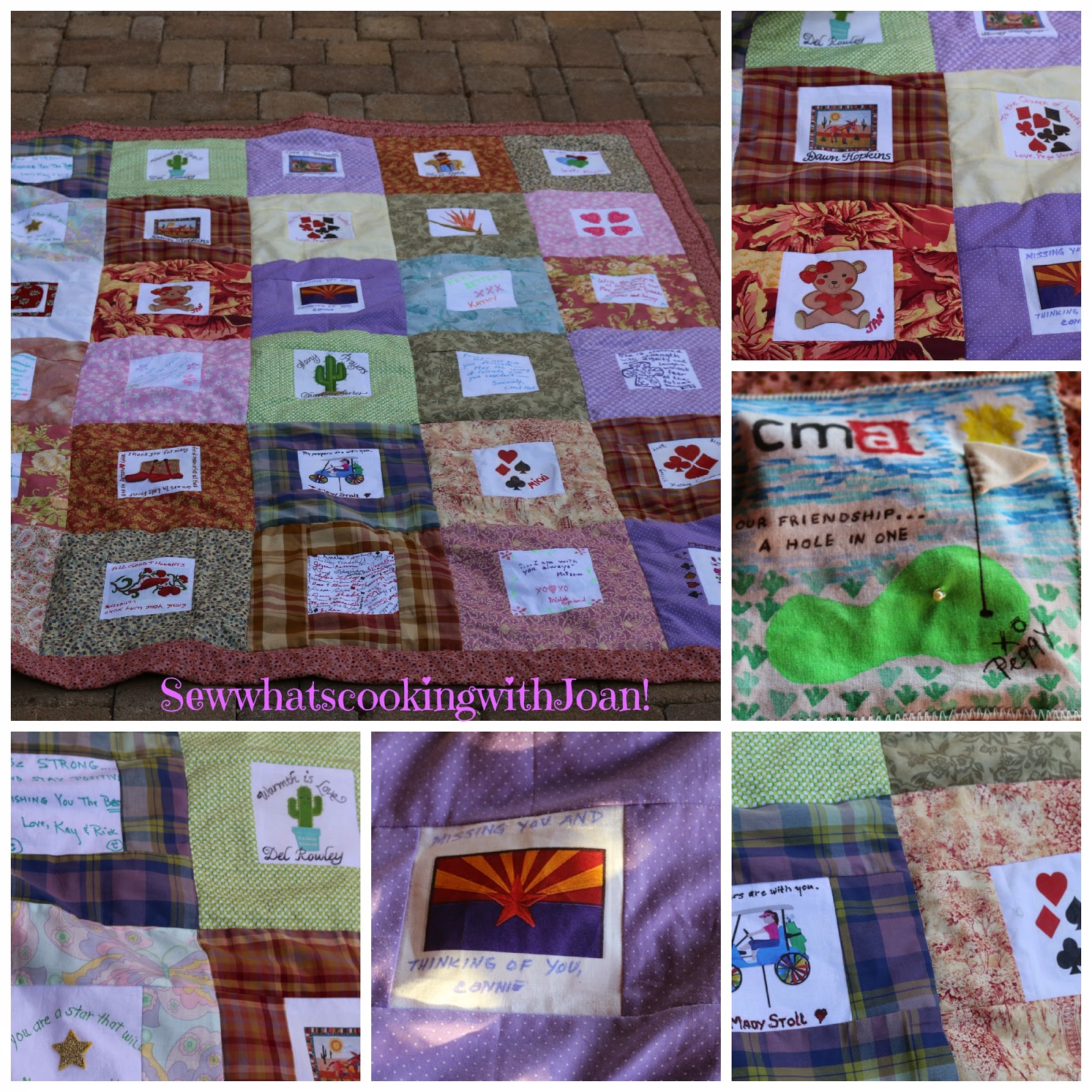 santa bedspread