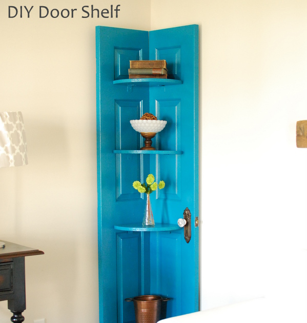 Craft Tutorials Galore at Crafterholic! DIY Door Shelf