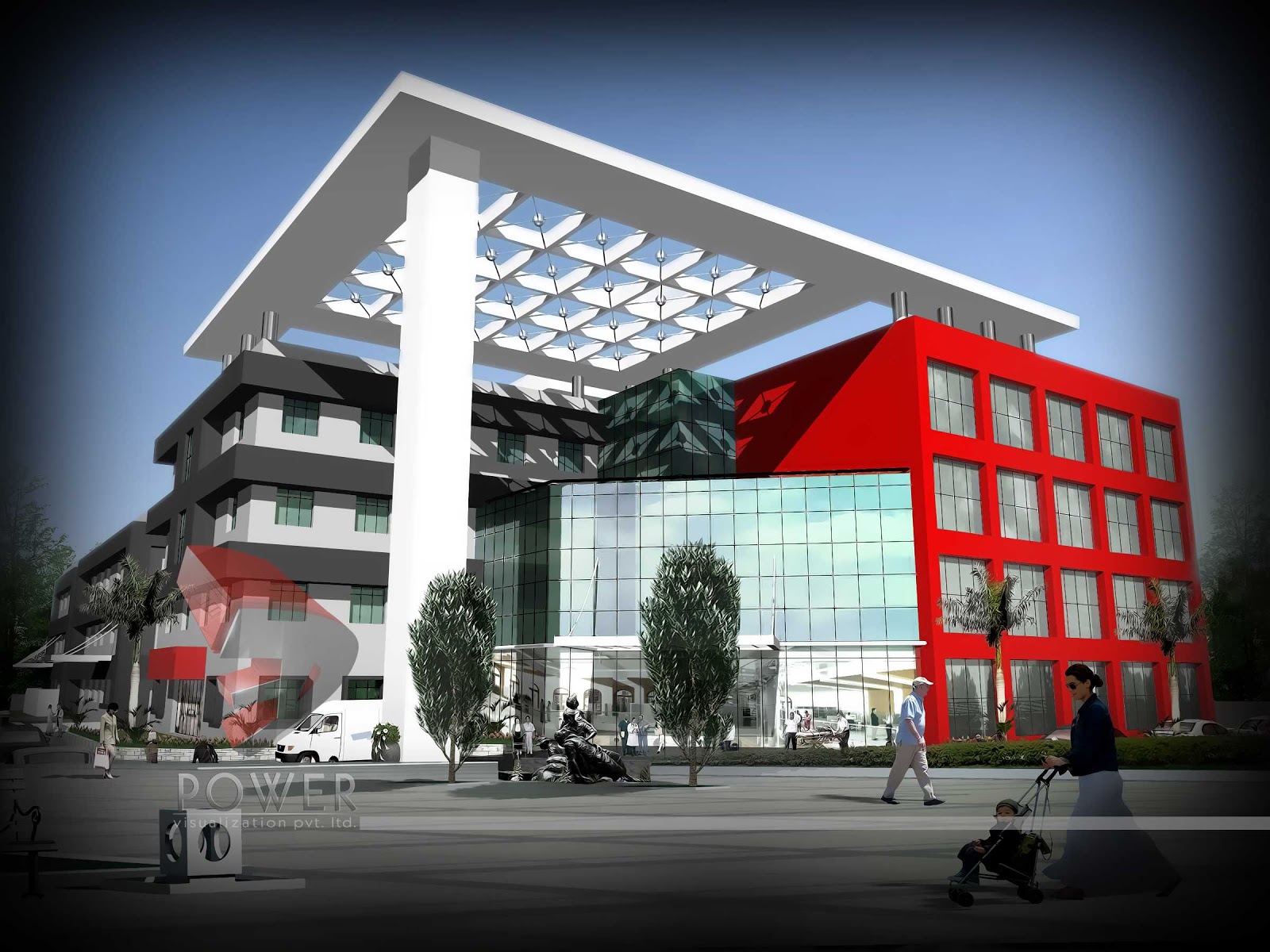 Modern Home Design: Architectural Design Hospital Building