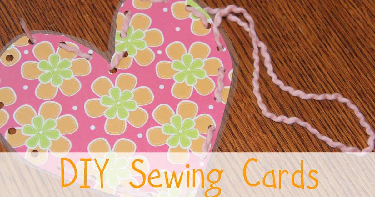 ArtsyMomma365 DIY Sewing Cards for Kids