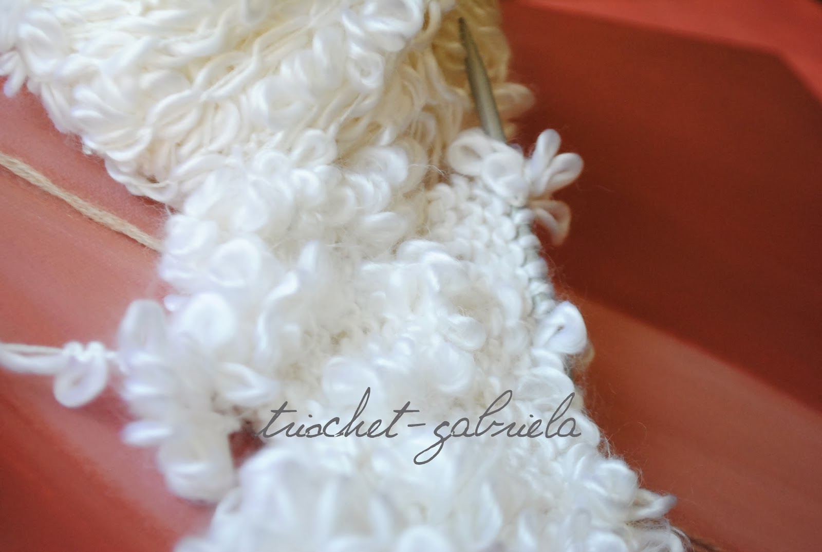comment tricoter laine fleurette