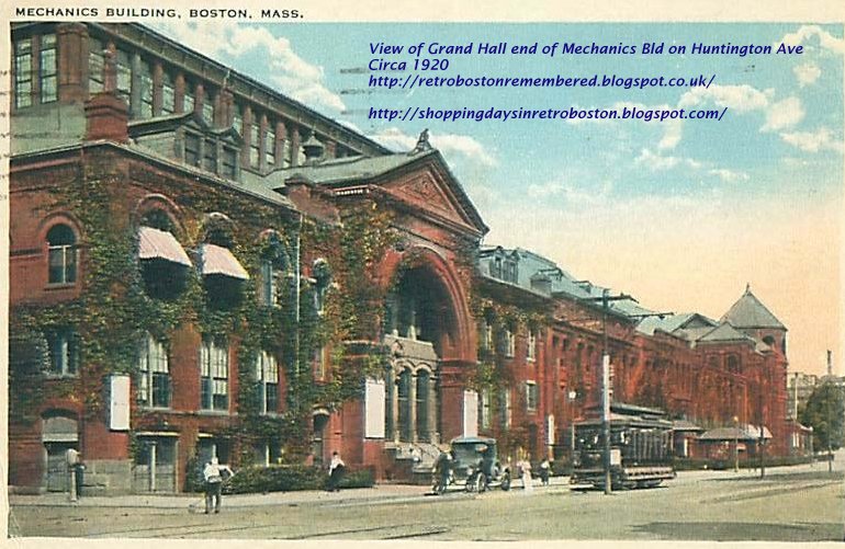 Retro Boston Remembered Looking Back at Mechanics Hall in Retro Boston