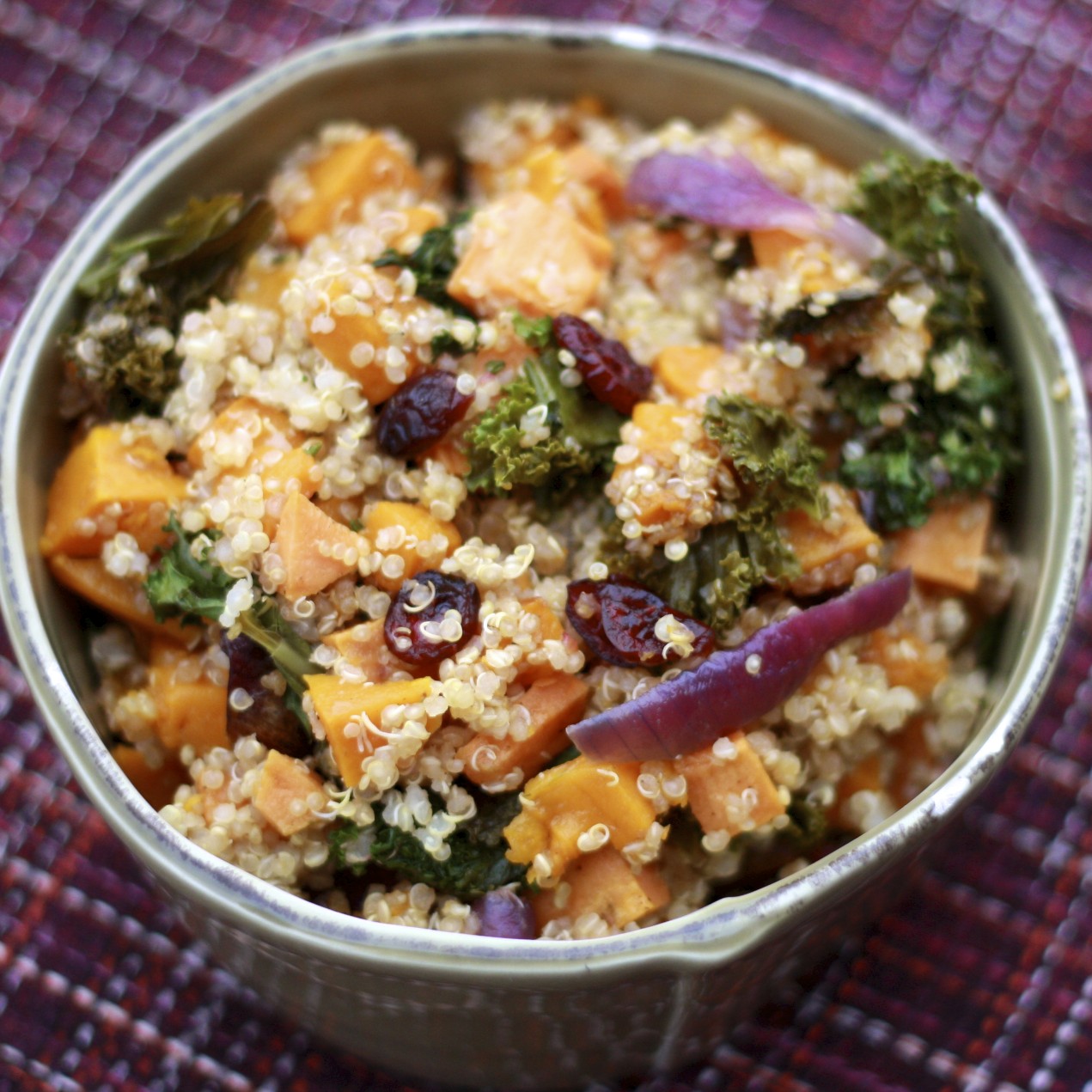 The Sweets Life Quinoa Salad with Sweet Potatoes, Butternut Squash