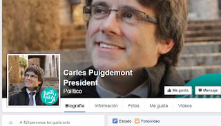 Carles Puigdemont Facebook