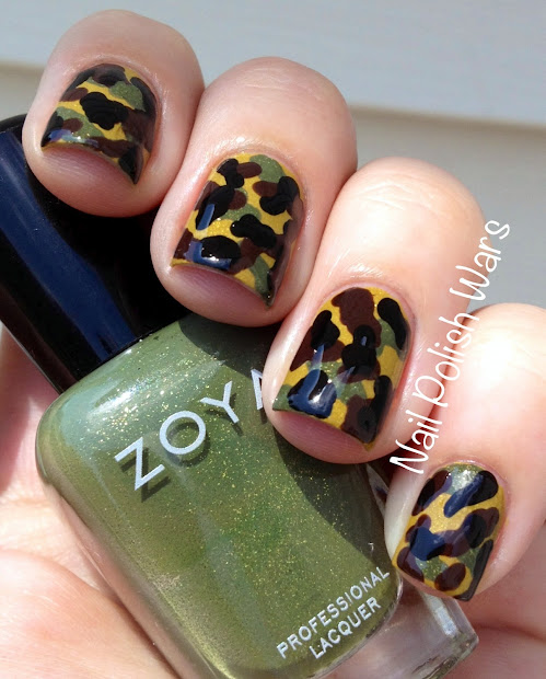 nail polish wars camo