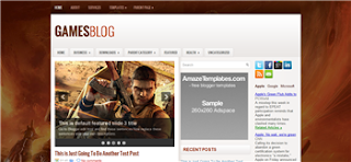 Gamesblog Blogger Template