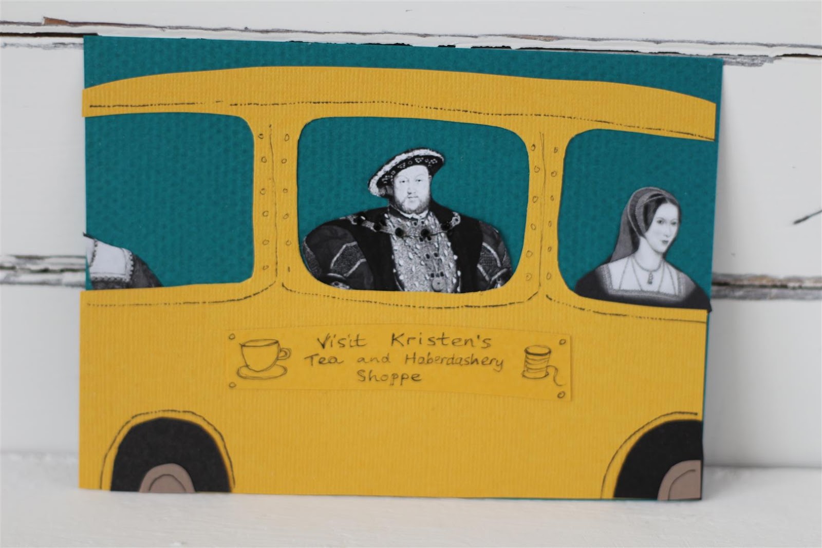 emuse Tudor bus postcard