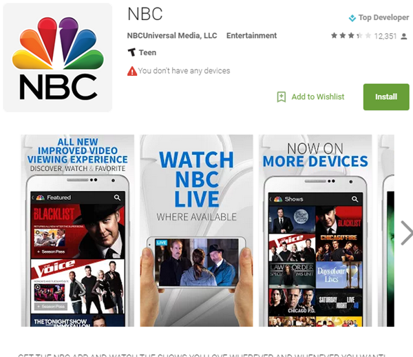 how to get more credits to watch nbc