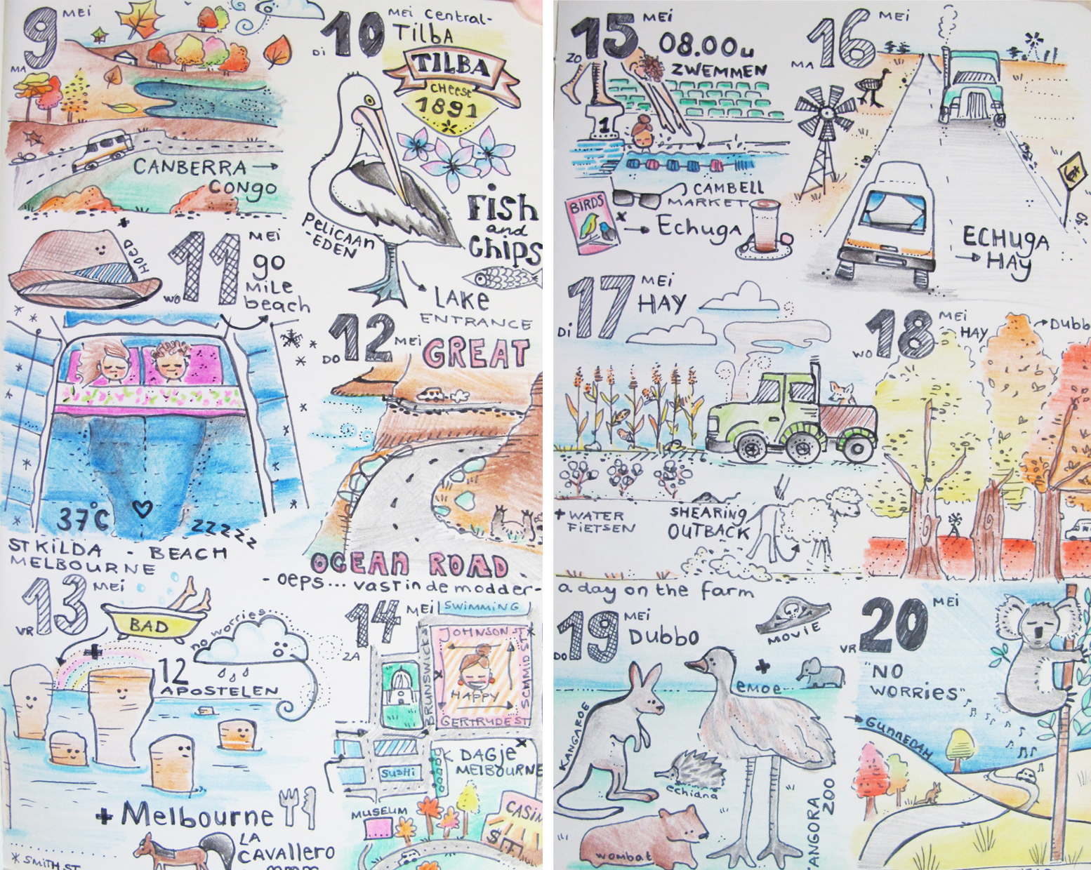 Joëlle Wehkamp: My travel diary