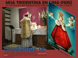 SANTA MISA TRIDENTINA EN LIMA