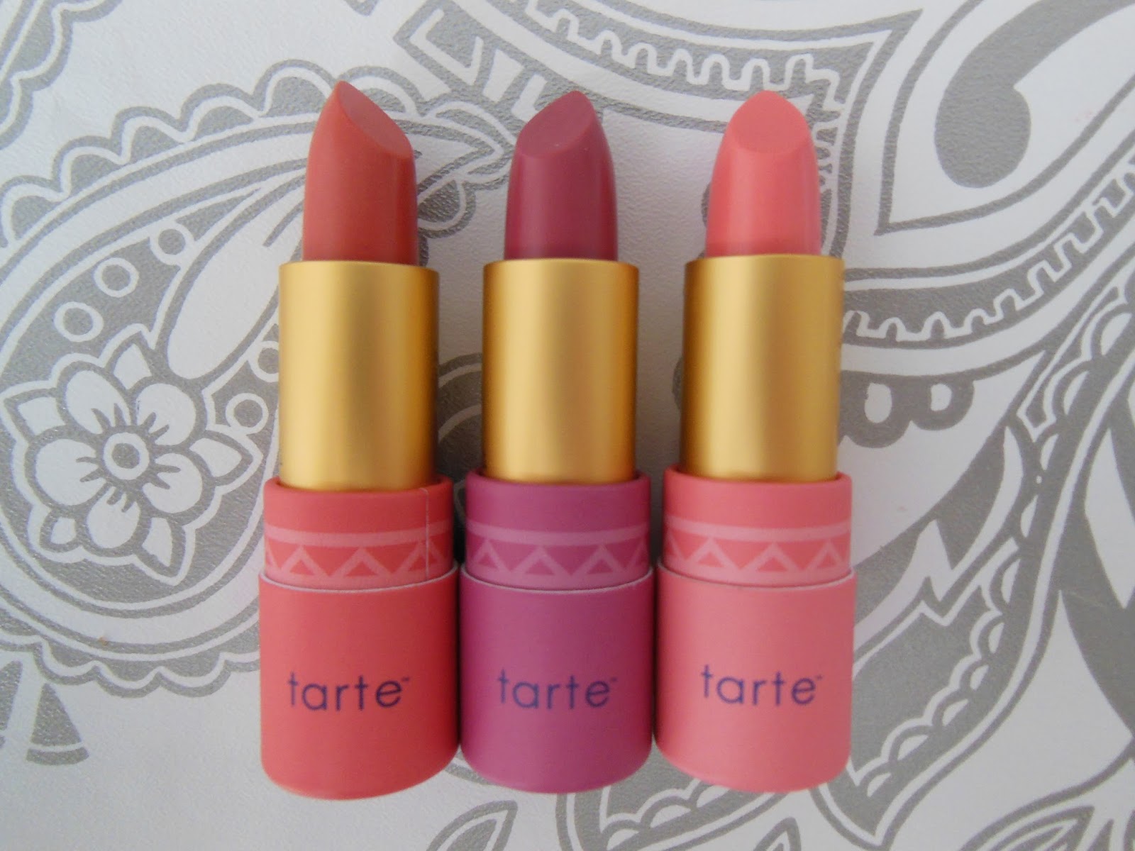 Tarte Amazonian Butter Lipstick trio